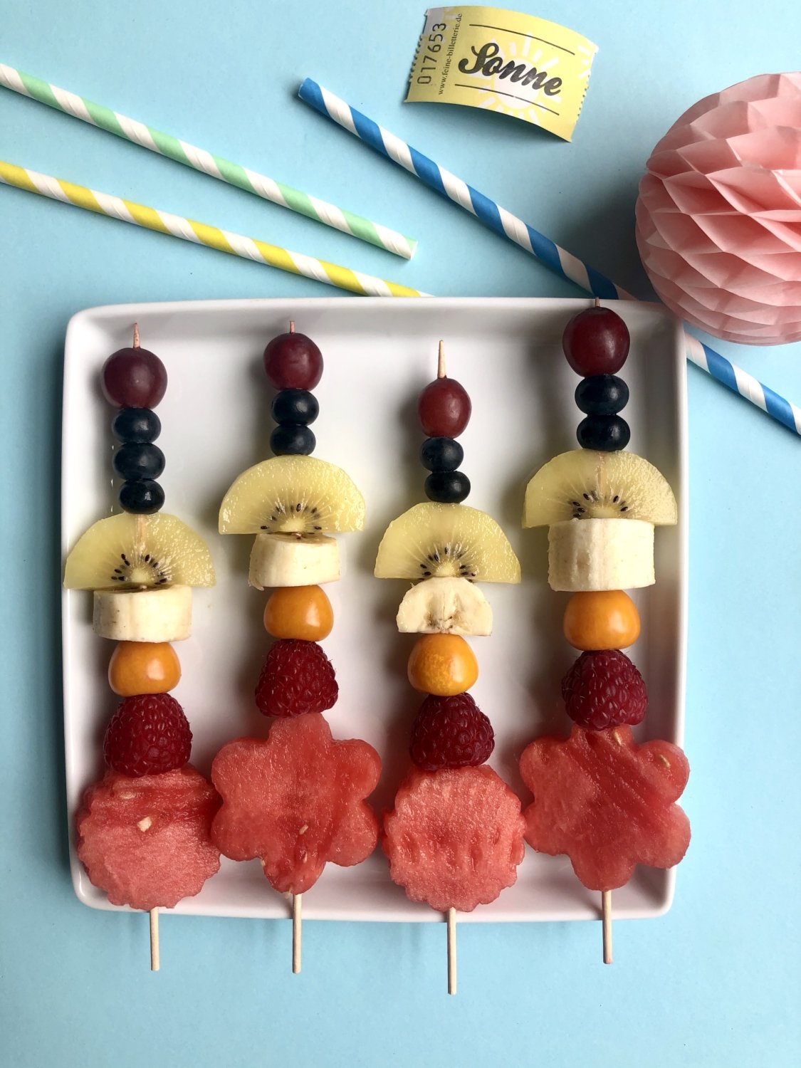 Gesunde Snacks zum Geburtstag