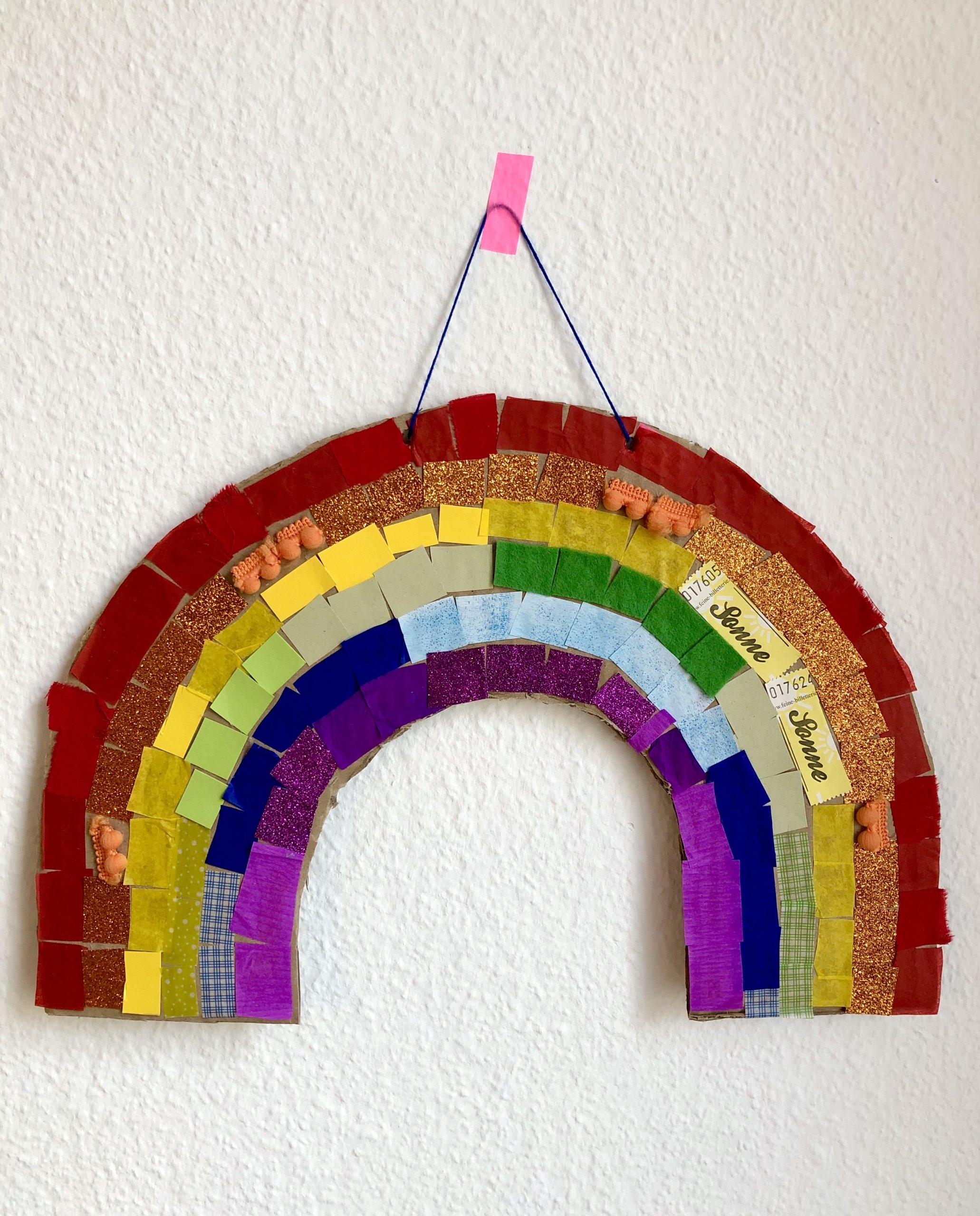 Regenbogendeko selber basteln